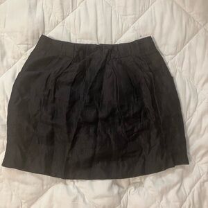 J.Crew Elegant Black  Mini Linen Skirt